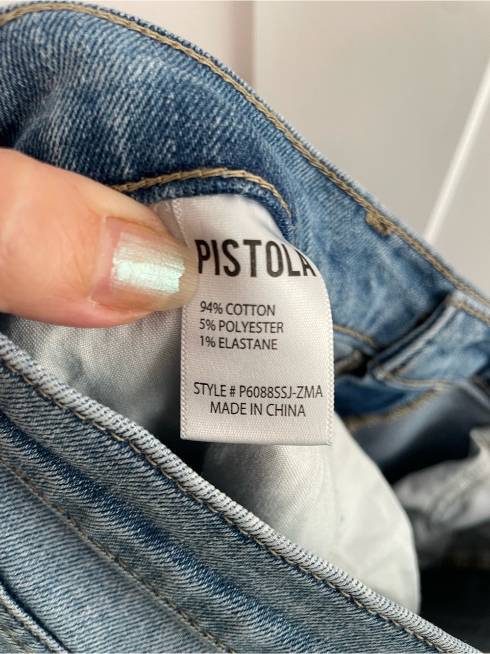 Pistola Lennon High Rise Cropped Boot Jeans Size 27 in Zuma - Picture 10 of 11